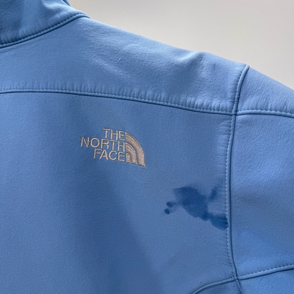 The North Face Softshell Fleece Blue Jacket Women Medium - Picture 7 of 9
